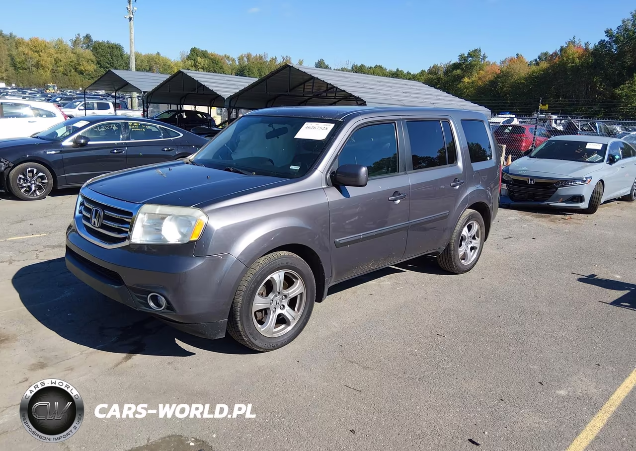 2014 Honda Pilot Ex VIN:5FNYF4H44EB010166 - 2