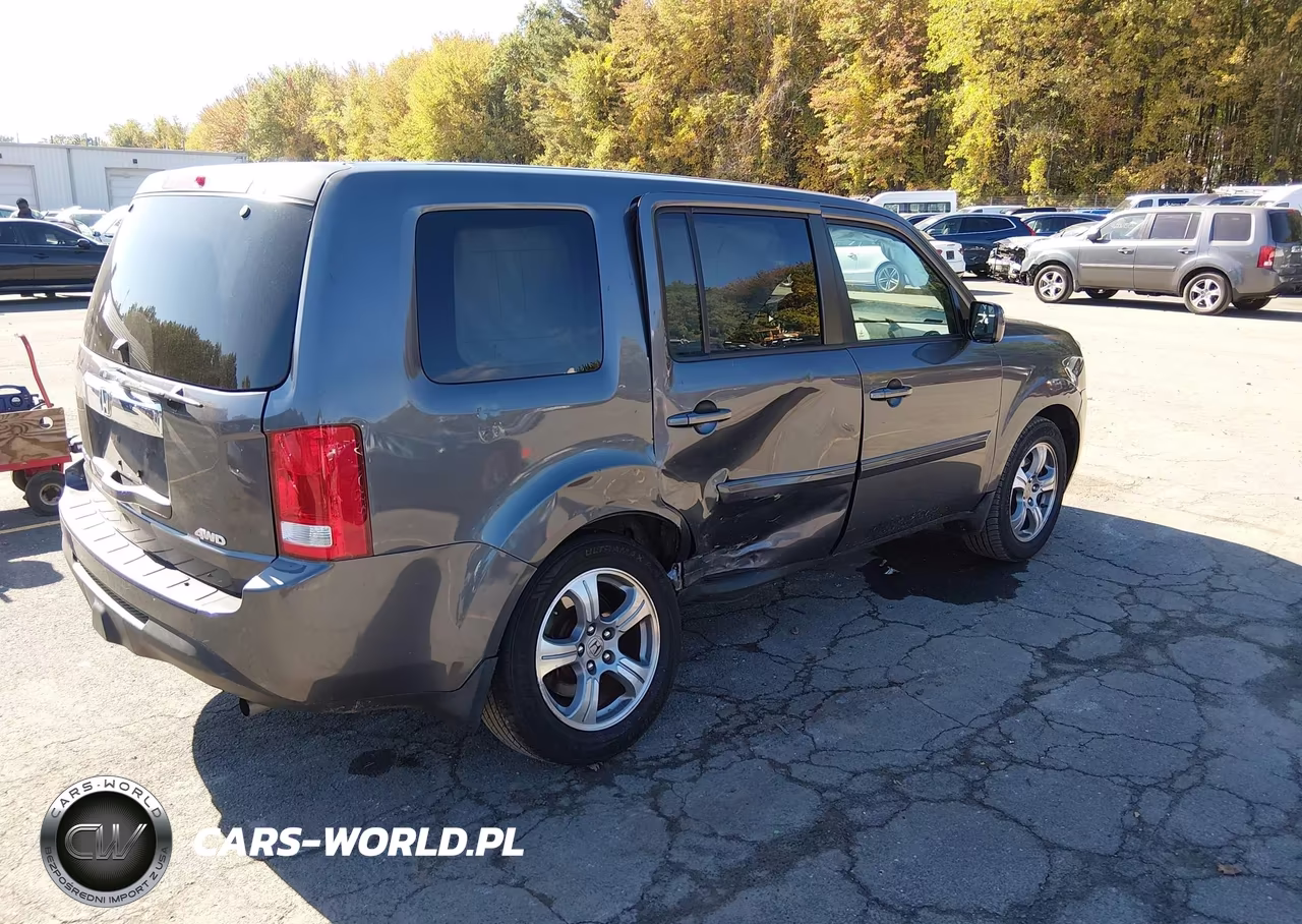 2014 Honda Pilot Ex VIN:5FNYF4H44EB010166 - 4
