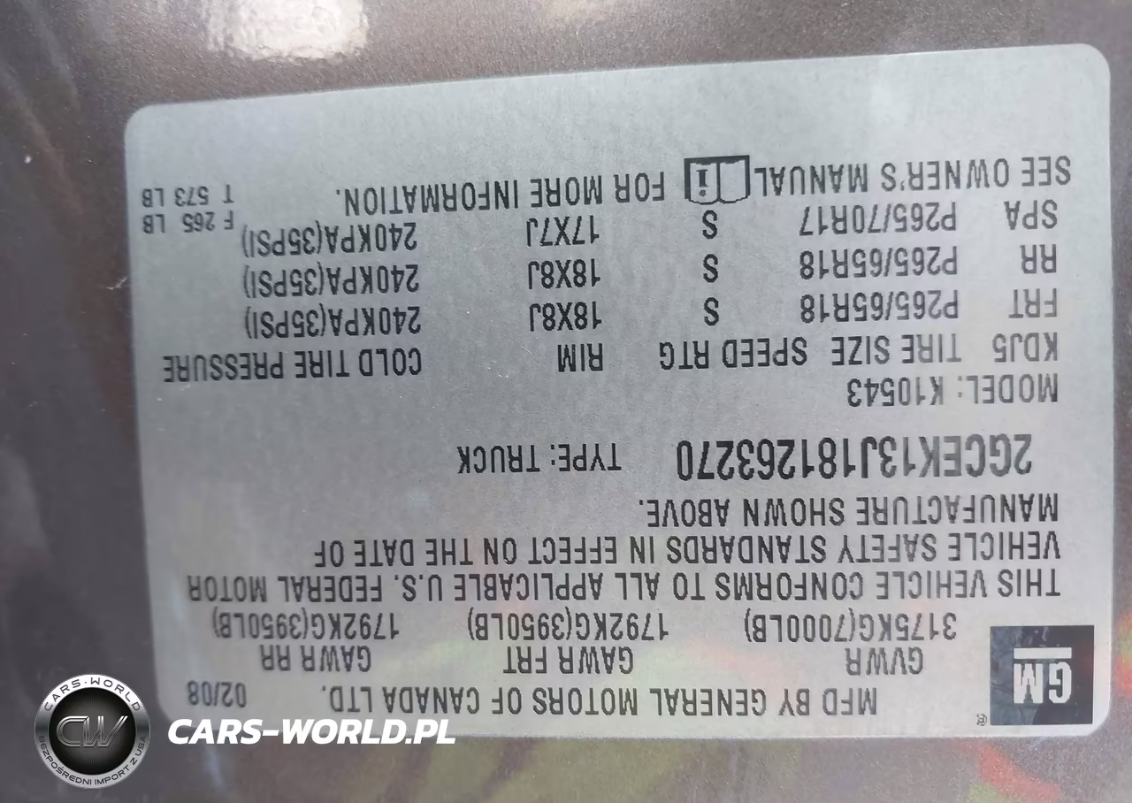 2008 Chevrolet Silverado 1500 Lt1 VIN:2GCEK13J181263270 - 9