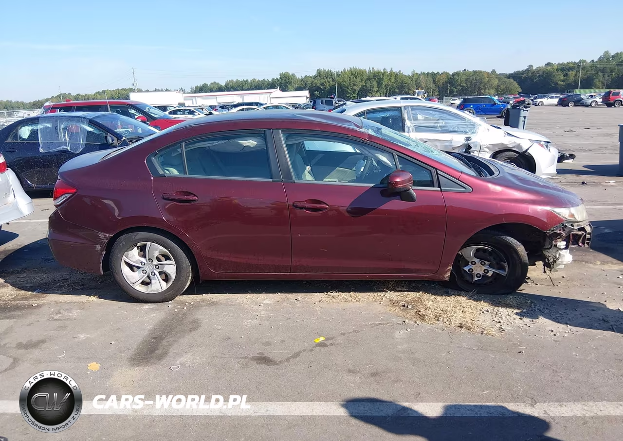 2014 Honda Civic Lx VIN:19XFB2F57EE222052 - 13