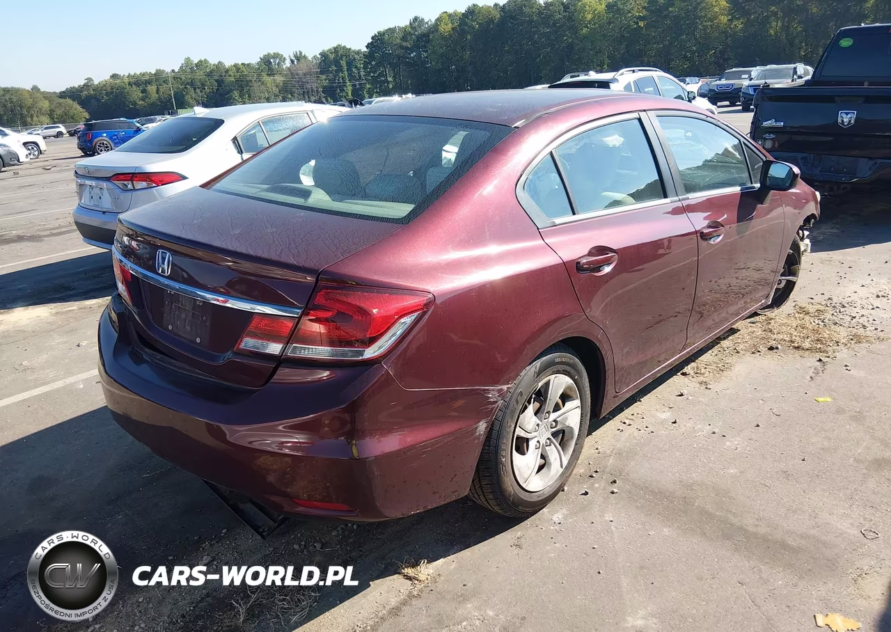 2014 Honda Civic Lx VIN:19XFB2F57EE222052 - 4