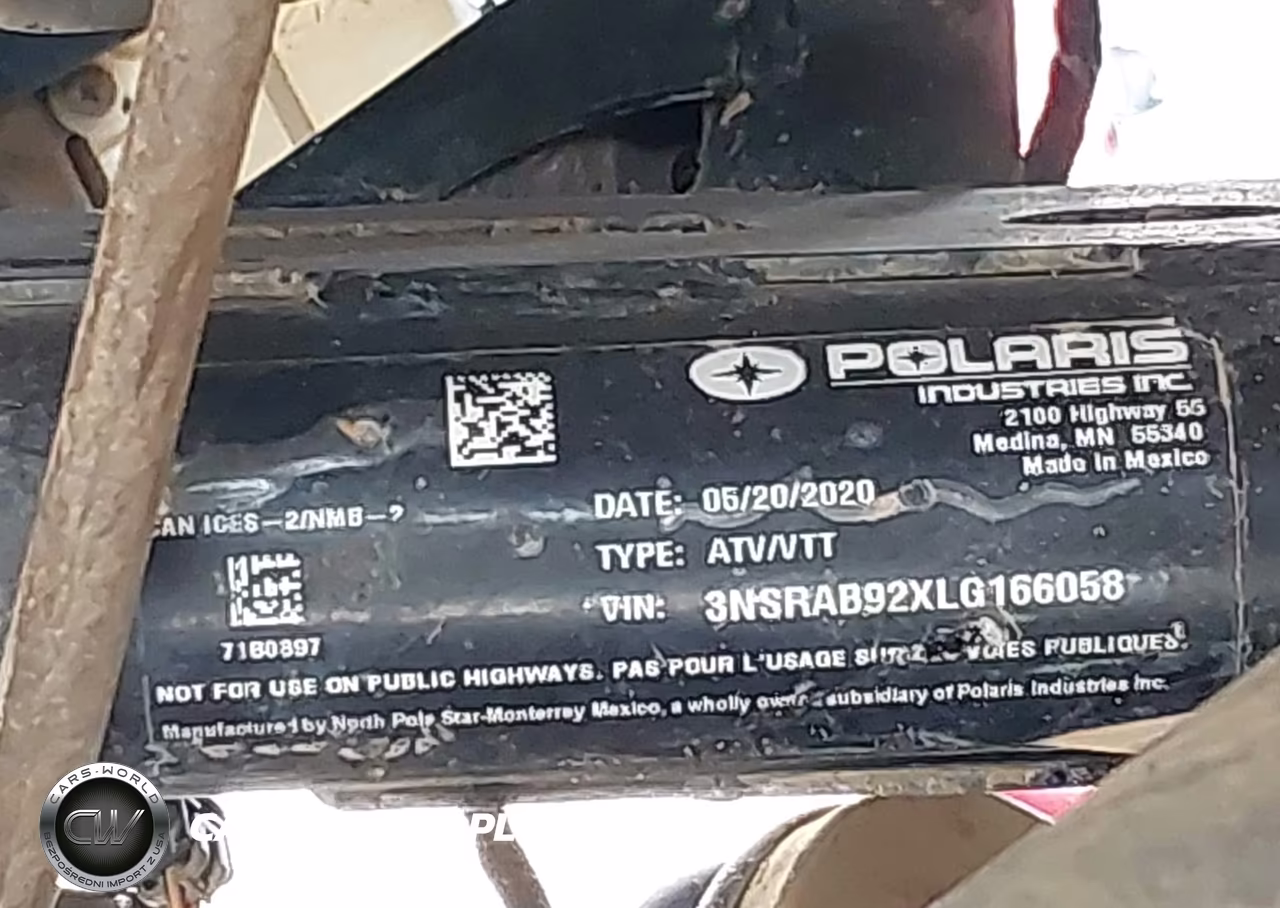 2020 Polaris Rzr Pro Xp Premium VIN:3NSRAB92XLG166058 - 10