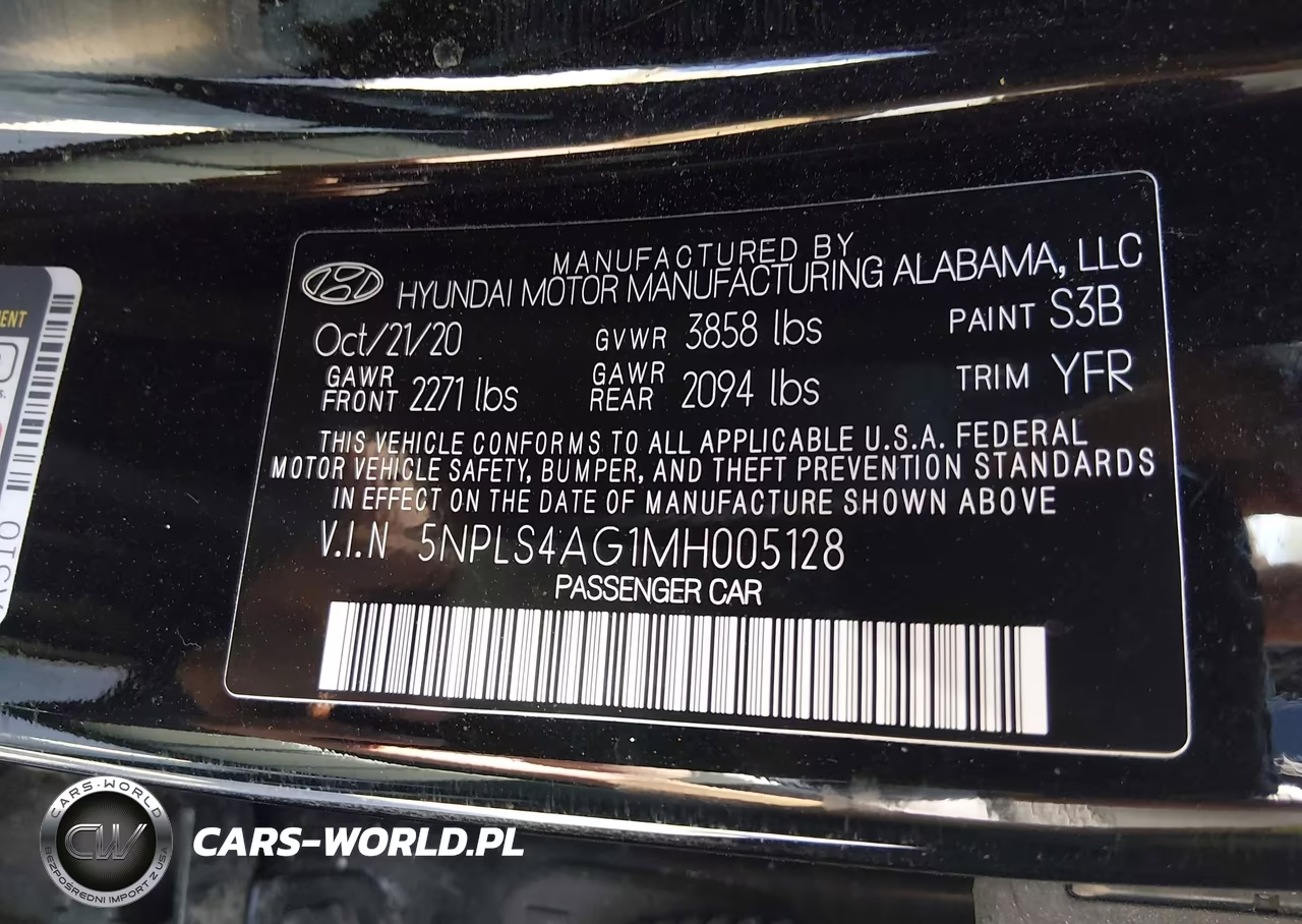 2021 Hyundai Elantra Sel VIN:5NPLS4AG1MH005128 - 9