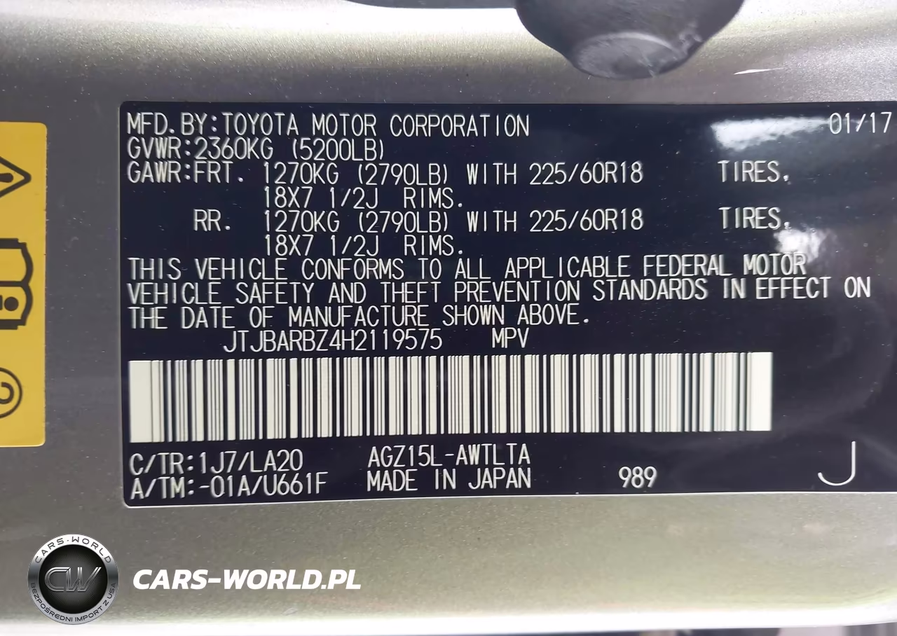 2017 Lexus Nx 200T VIN:JTJBARBZ4H2119575 - 9