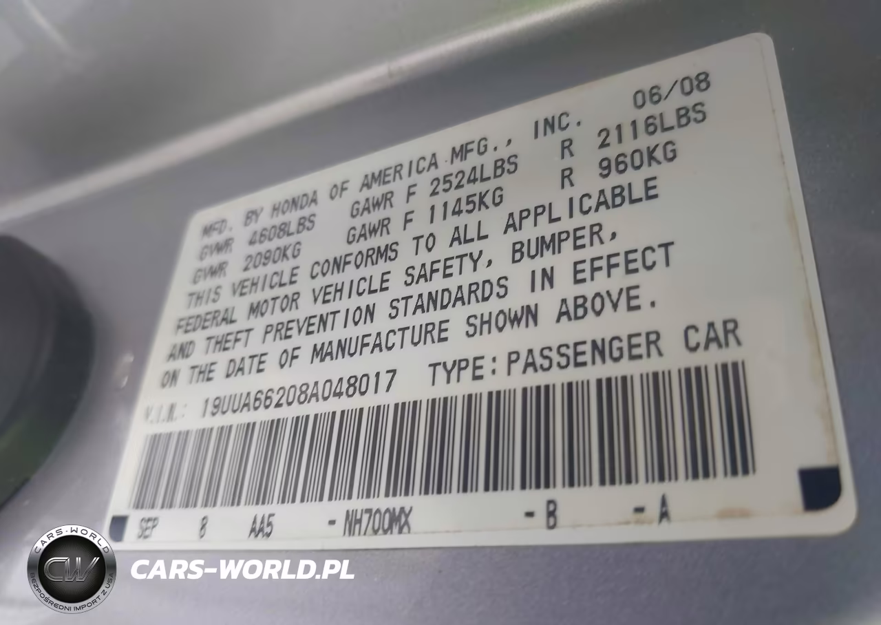 2008 Acura Tl 3.2 VIN:19UUA66208A048017 - 9