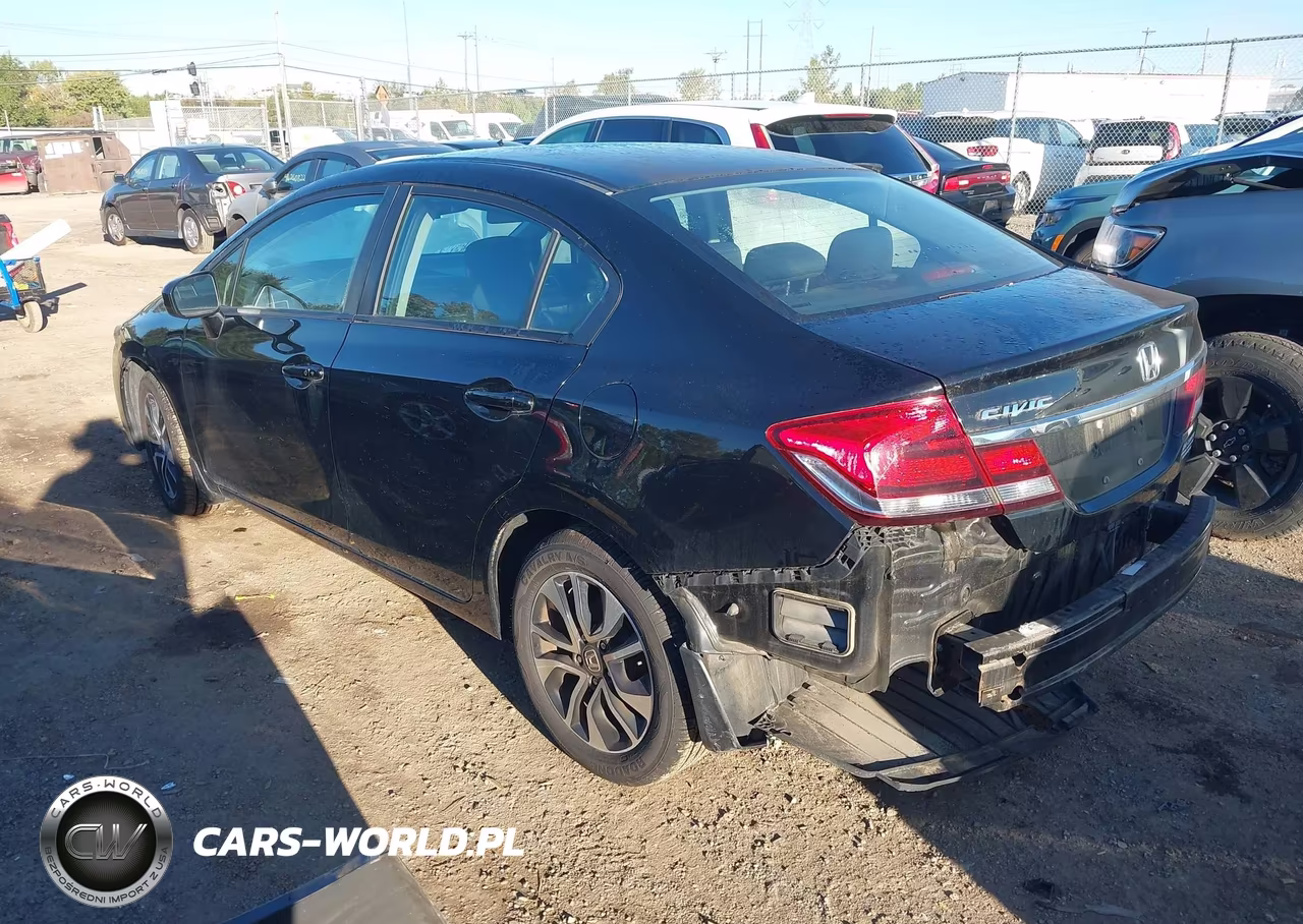 2014 Honda Civic Ex VIN:19XFB2F86EE052664 - 3