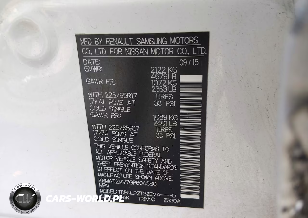 2016 Nissan Rogue S VIN:KNMAT2MV7GP604580 - 9