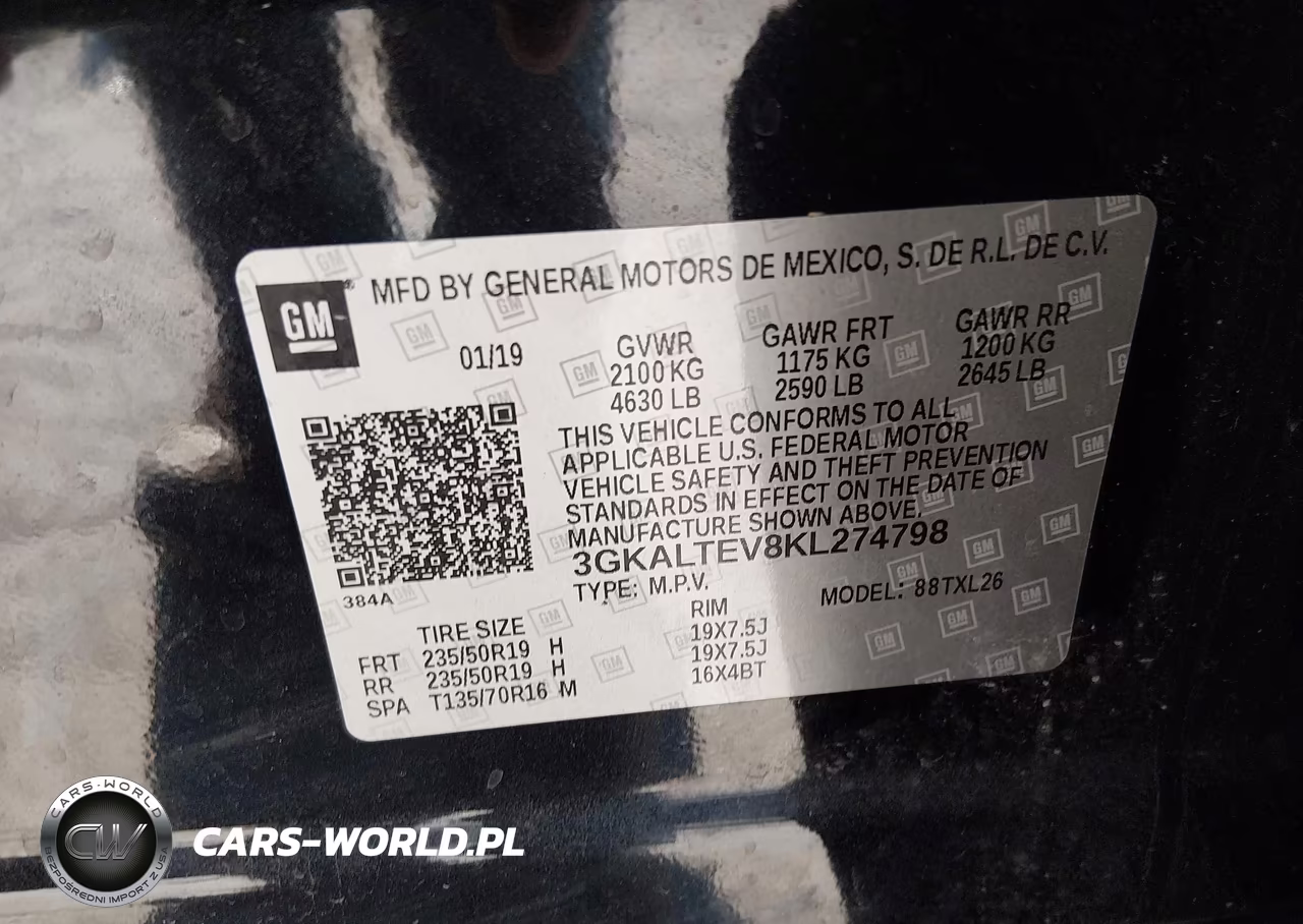 2019 GMC Terrain Sle VIN:3GKALTEV8KL274798 - 9