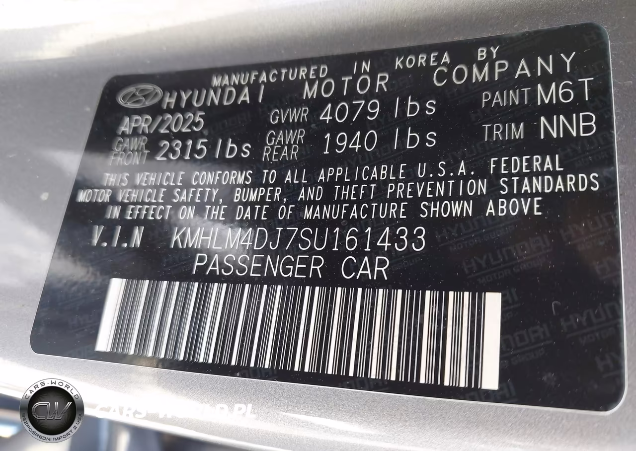 2025 Hyundai Elantra Hybrid Sel Sport VIN:KMHLM4DJ7SU161433 - 9