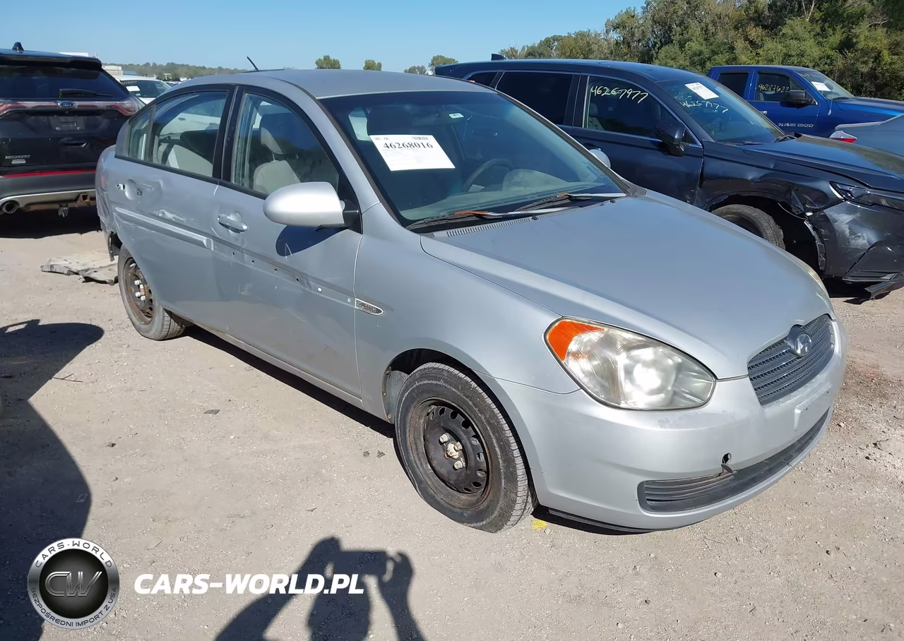 2007 Hyundai Accent Gls VIN:KMHCN46C67U140866 - 1