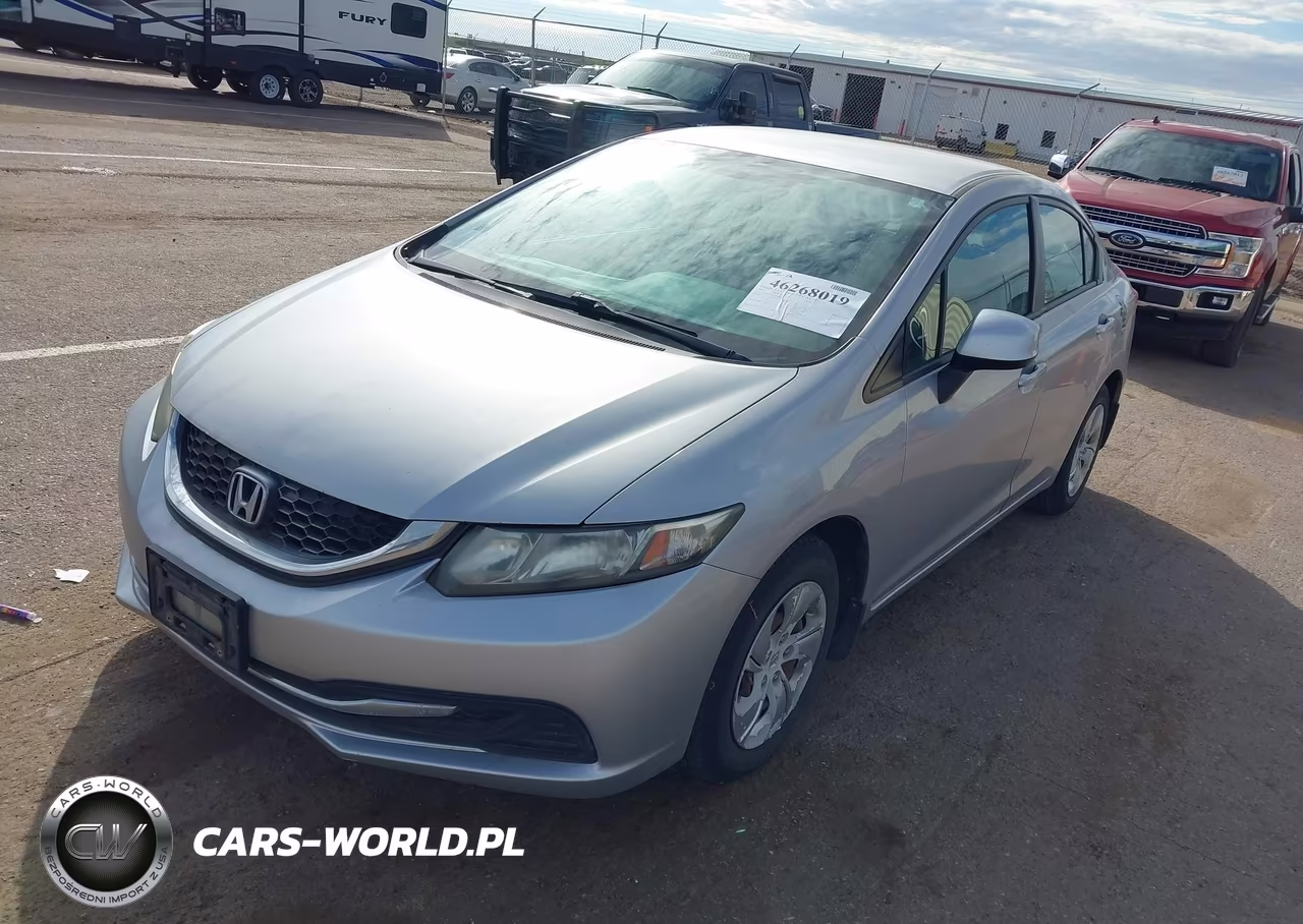 2013 Honda Civic Lx VIN:2HGFB2F52DH546403 - 2