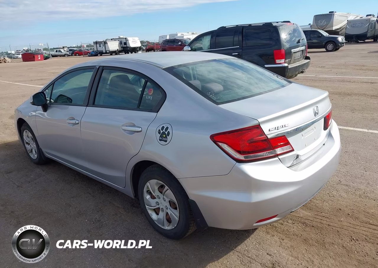 2013 Honda Civic Lx VIN:2HGFB2F52DH546403 - 3