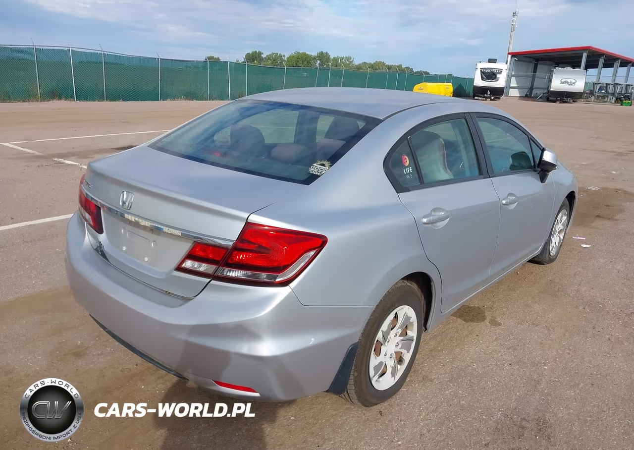 2013 Honda Civic Lx VIN:2HGFB2F52DH546403 - 4