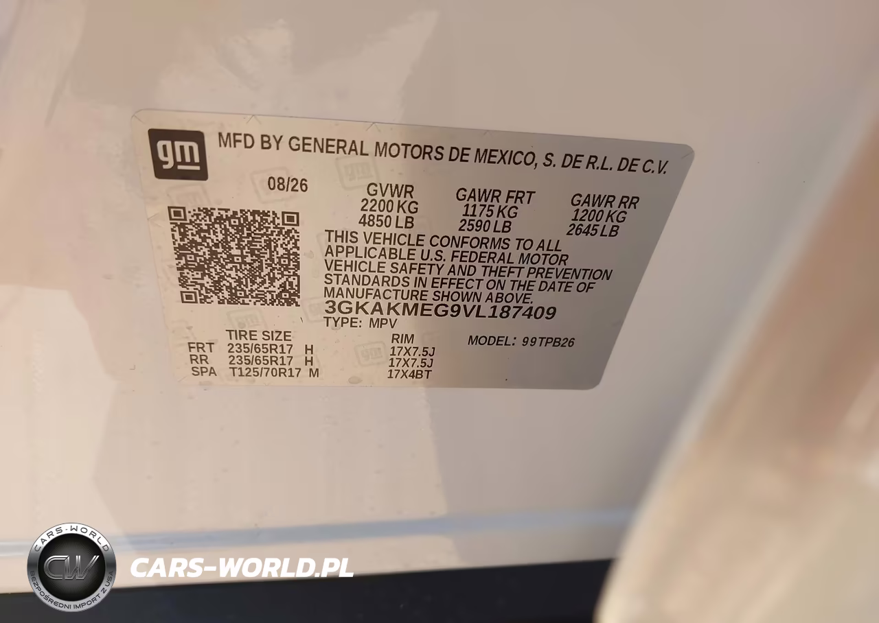 2027 GMC Terrain VIN:3GKAKMEG9VL187409 - 9