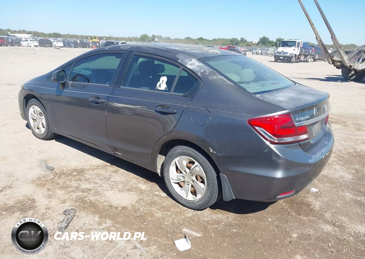 2013 Honda Civic Lx VIN:2HGFB2F50DH550739 - 3