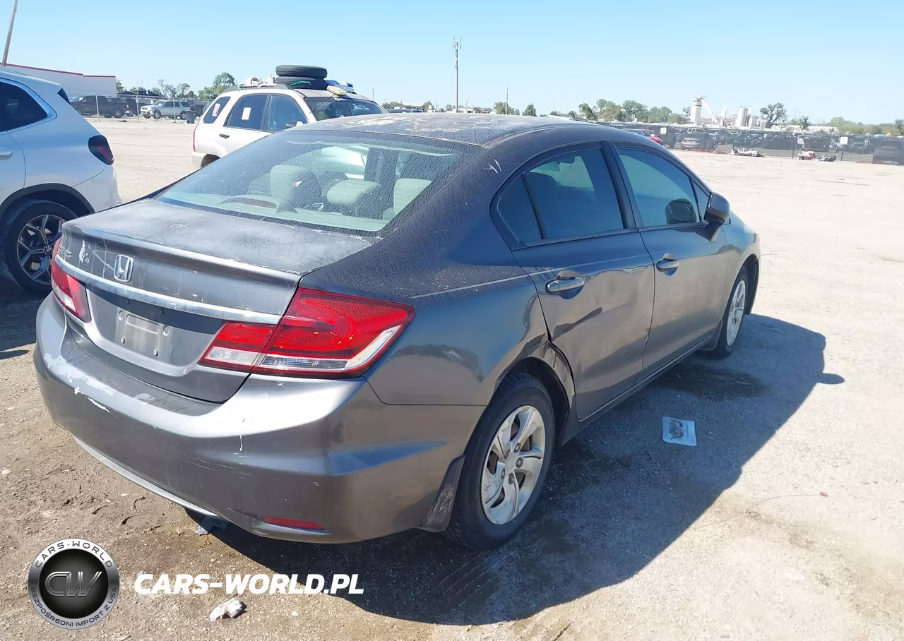 2013 Honda Civic Lx VIN:2HGFB2F50DH550739 - 4