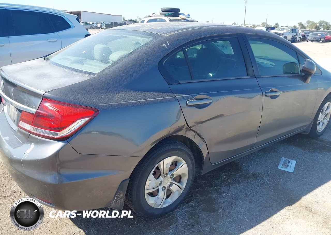 2013 Honda Civic Lx VIN:2HGFB2F50DH550739 - 6