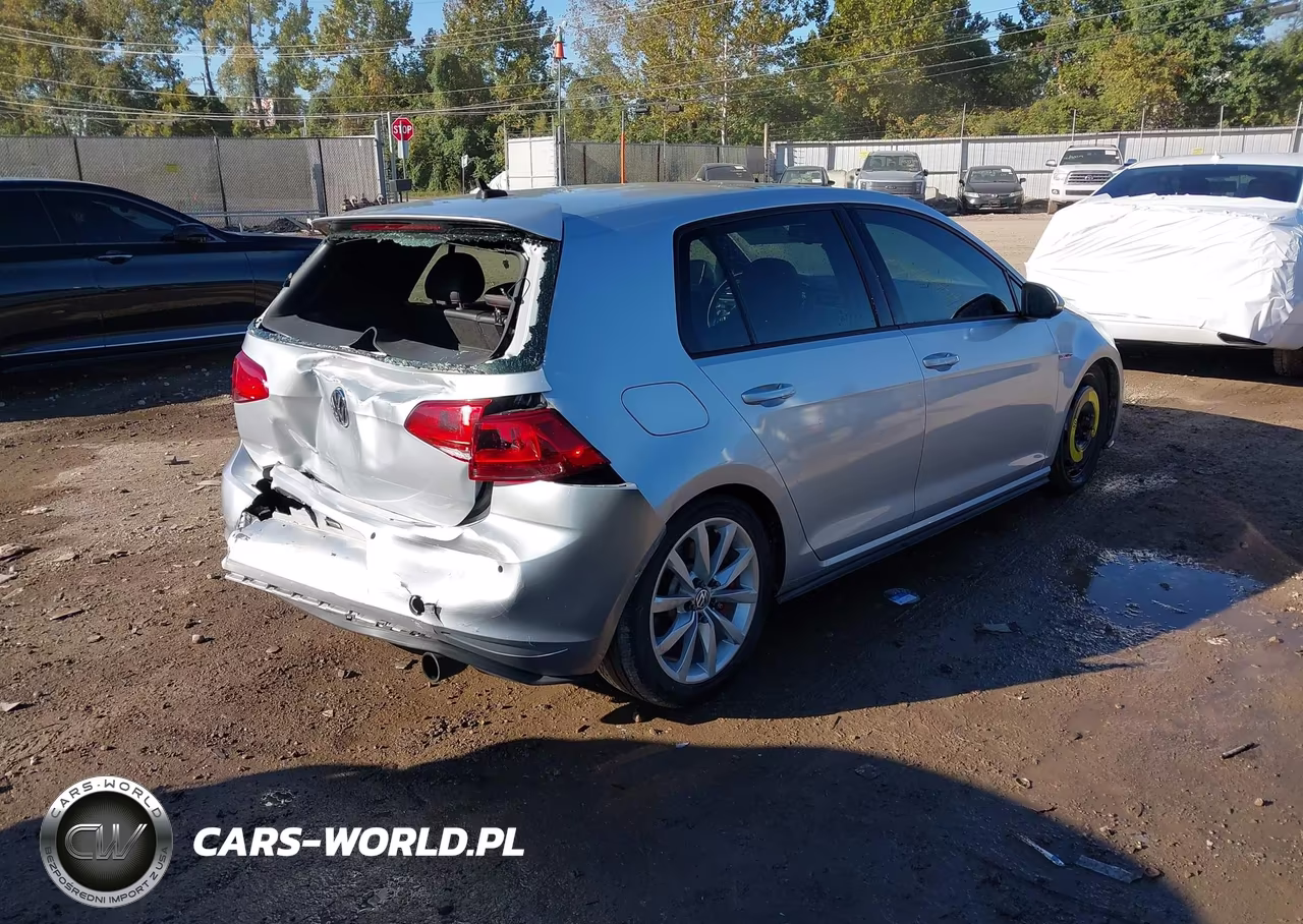 2016 Volkswagen Golf Gti Autobahn W-Performance Package 4-Door VIN:3VW447AU4GM048220 - 4