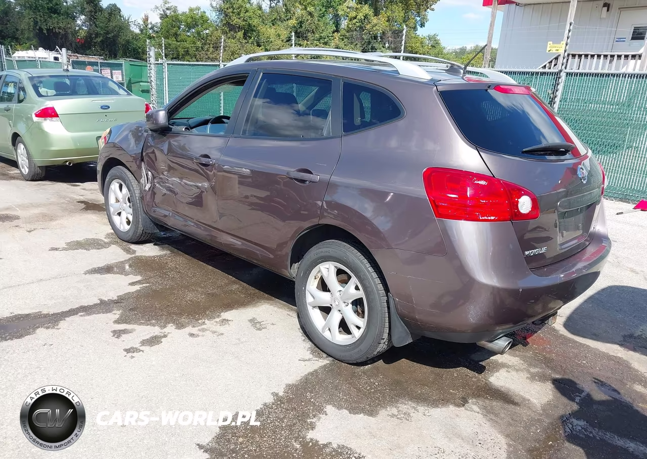 2008 Nissan Rogue Sl VIN:JN8AS58V68W402968 - 3