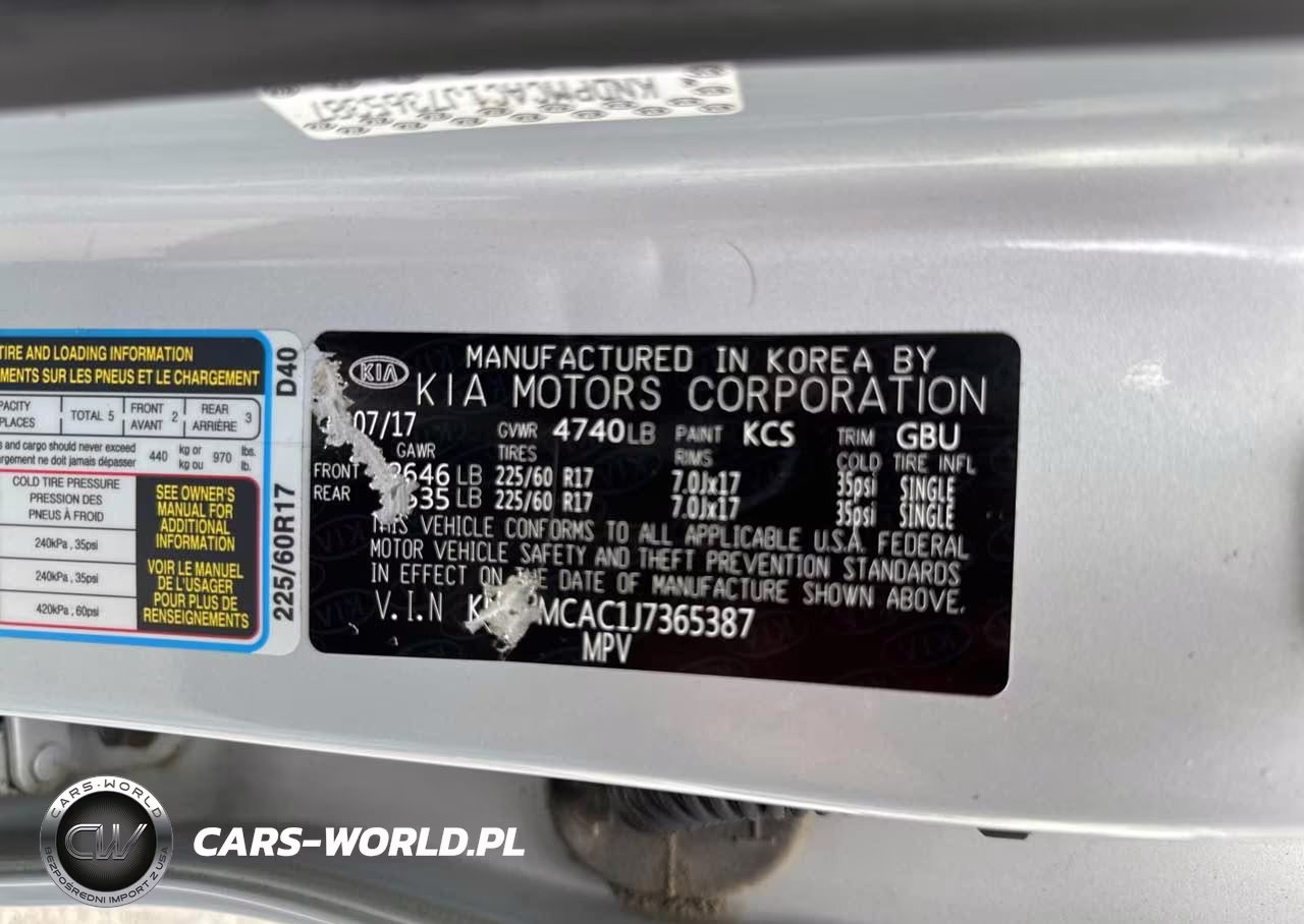 2018 Kia Sportage Lx VIN:KNDPMCAC1J7365387 - 9