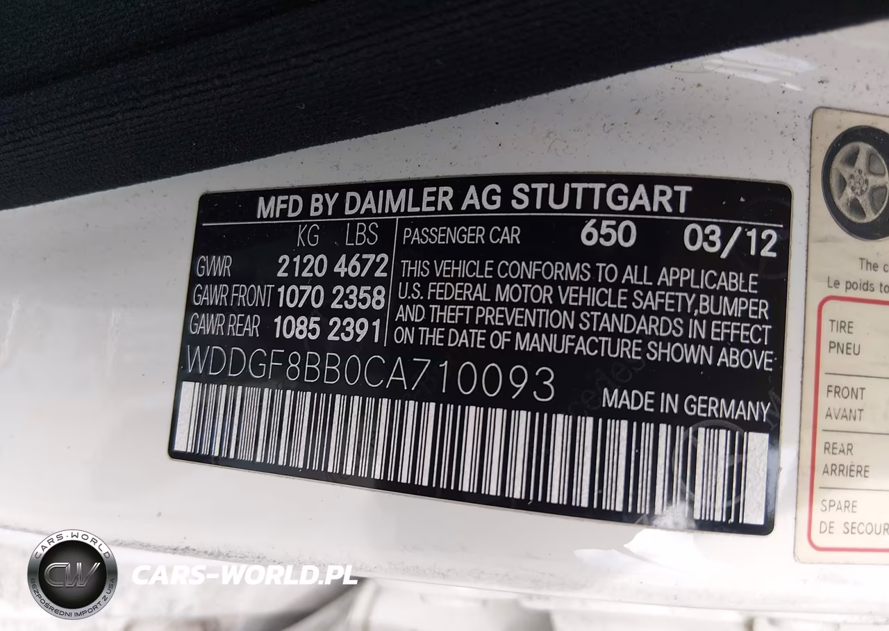 2012 Mercedes-Benz C 300 Sport 4Matic VIN:WDDGF8BB0CA710093 - 9