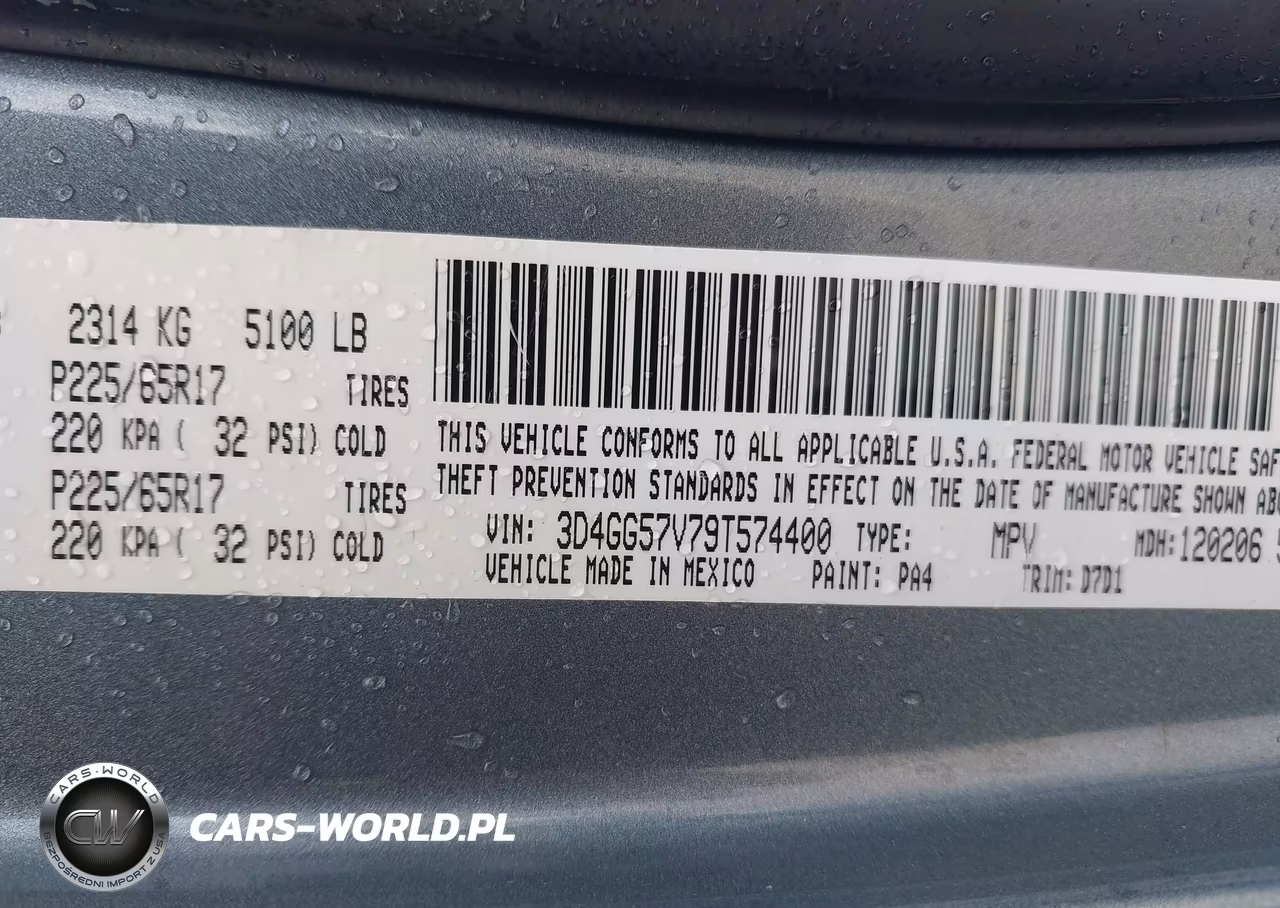 2009 Dodge Journey Sxt VIN:3D4GG57V79T574400 - 9