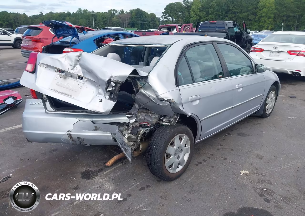 2002 Honda Civic Ex VIN:1HGES26732L045842 - 4