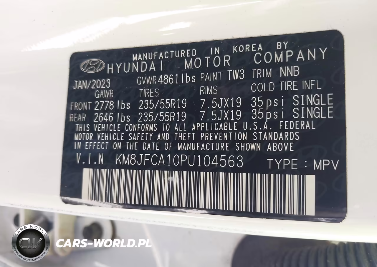2023 Hyundai Tucson Hybrid Sel Convenience VIN:KM8JFCA10PU104563 - 9