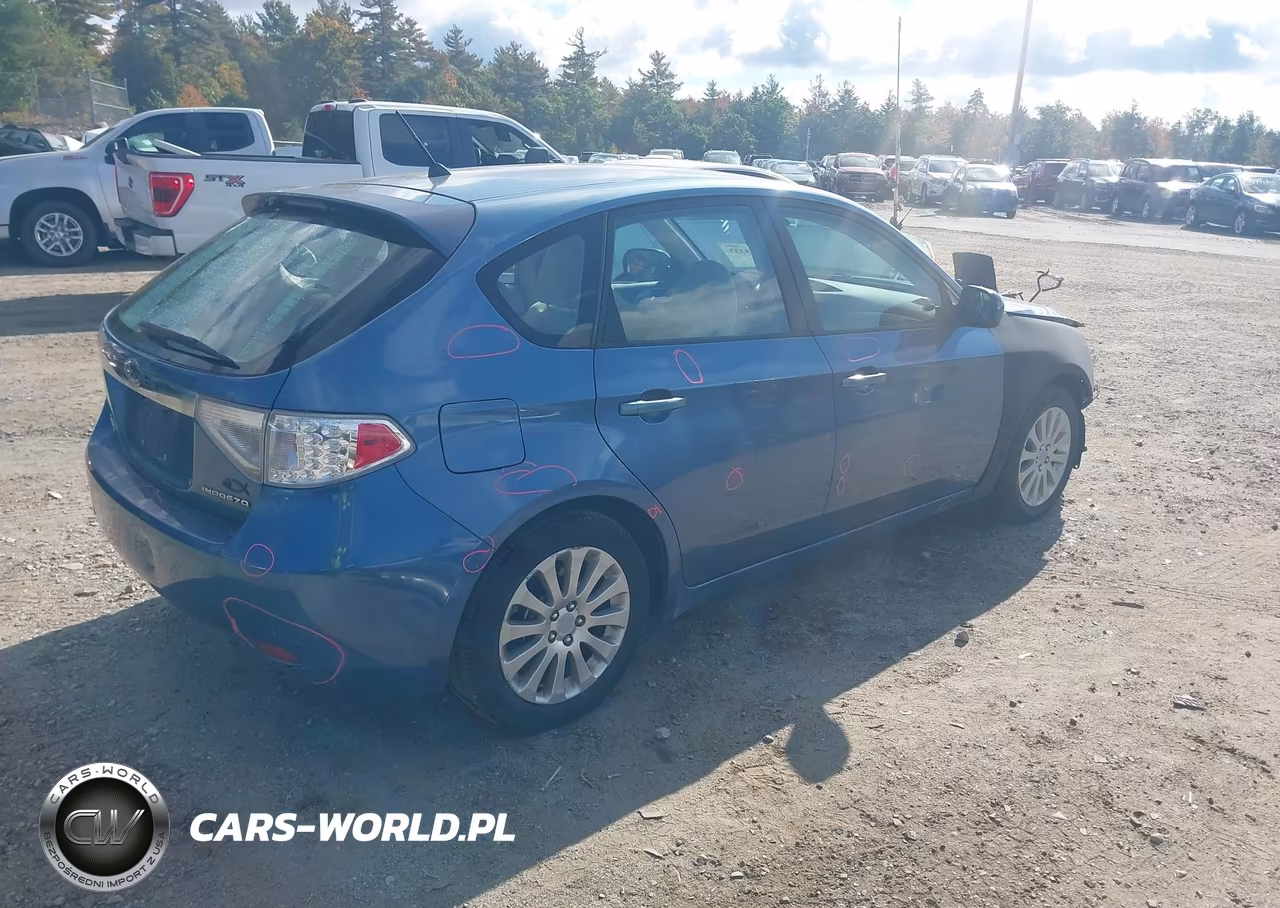 2008 Subaru Impreza 2.5I VIN:JF1GH61638H801277 - 4