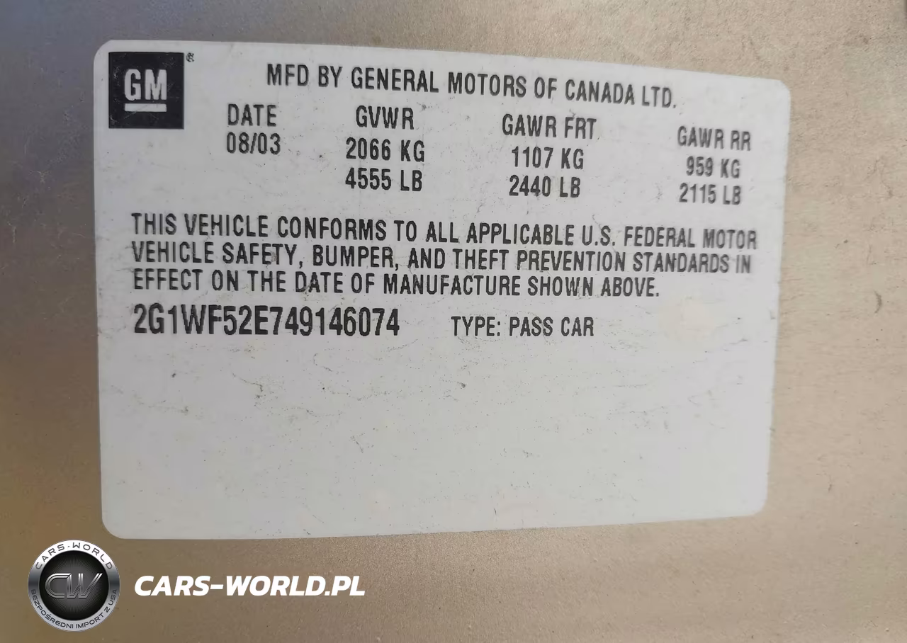 2004 Chevrolet Impala VIN:2G1WF52E749146074 - 9