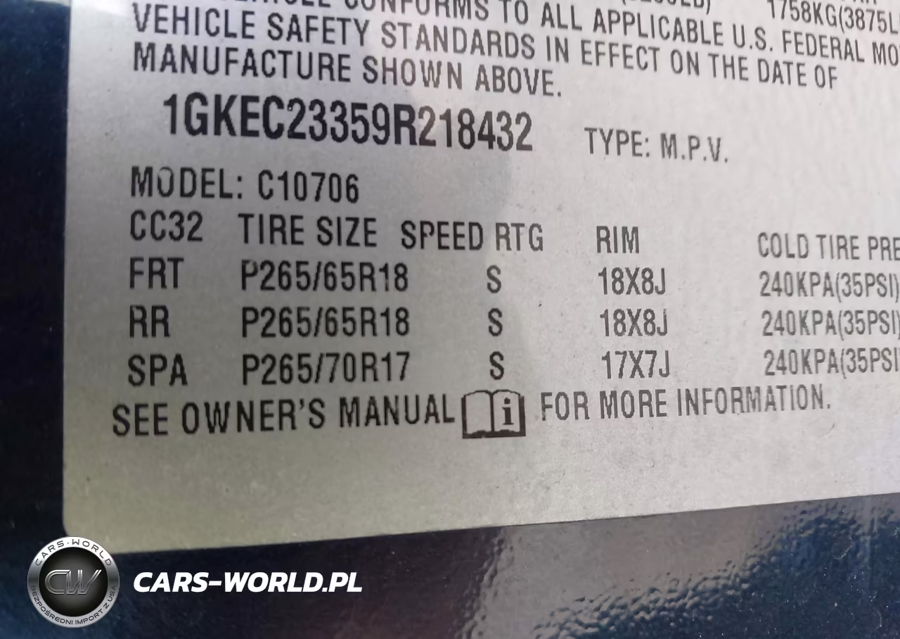 2009 GMC Yukon Sle1 VIN:1GKEC23359R218432 - 9