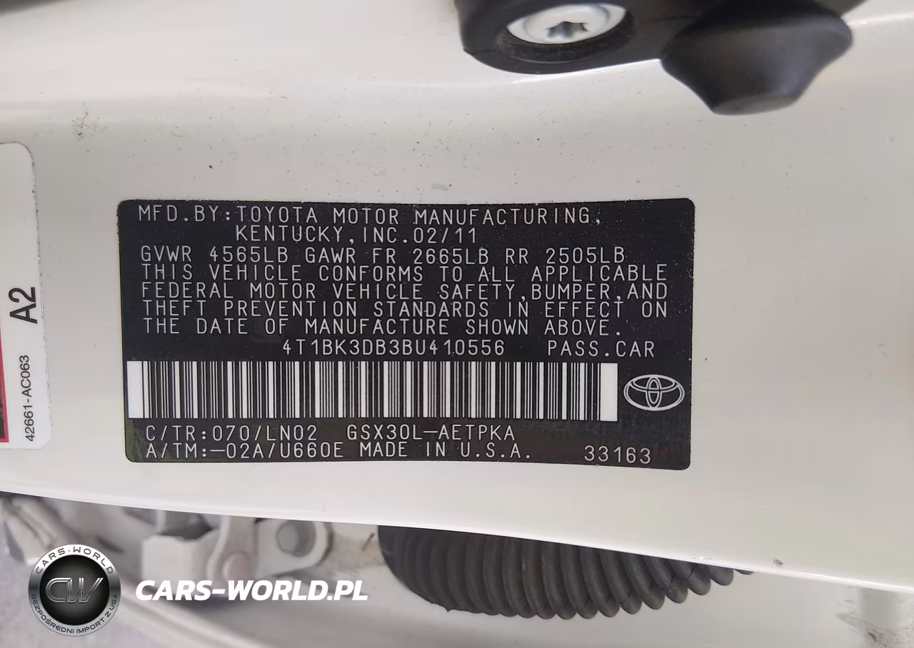 2011 Toyota Avalon Limited VIN:4T1BK3DB3BU410556 - 9