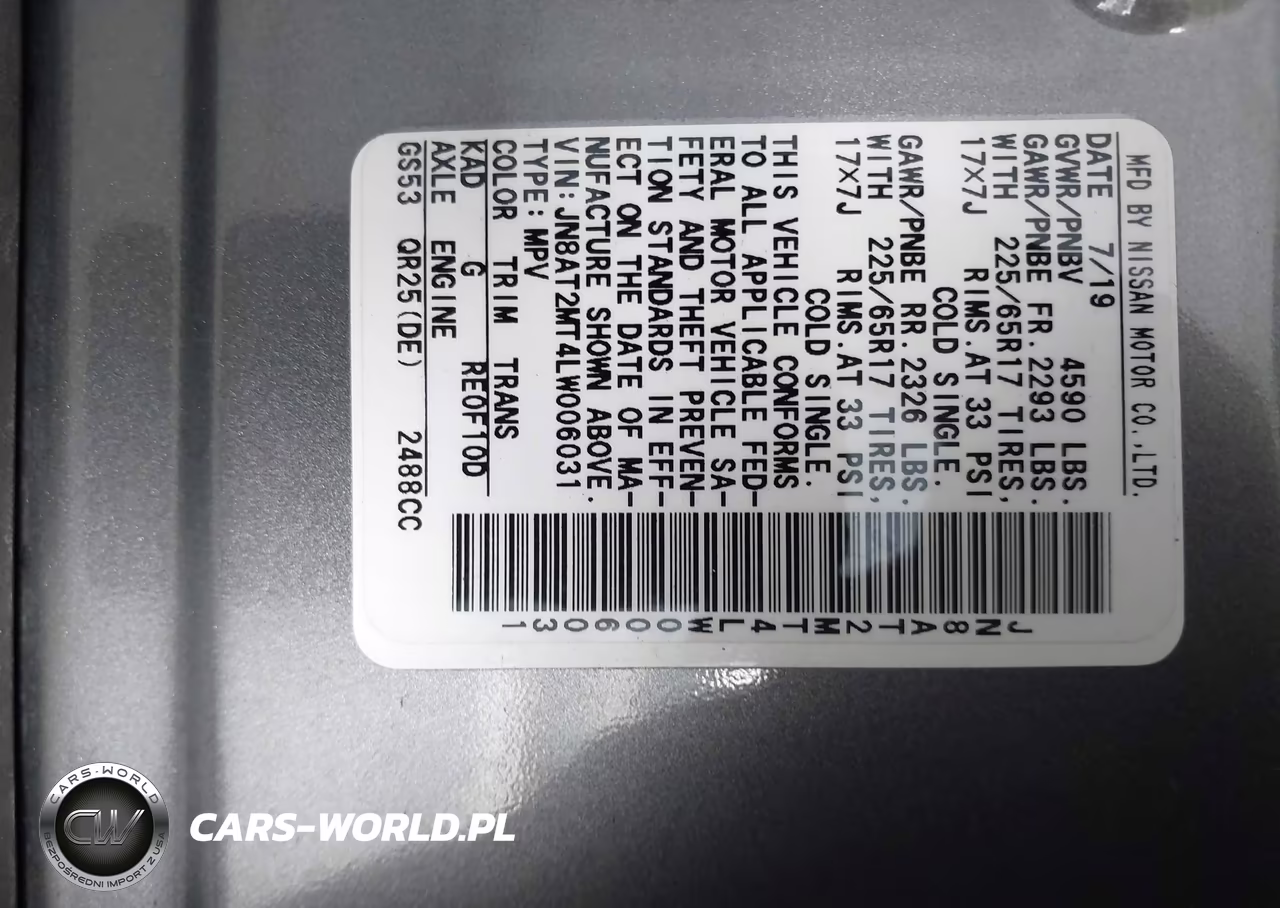 2020 Nissan Rogue S Fwd VIN:JN8AT2MT4LW006031 - 9