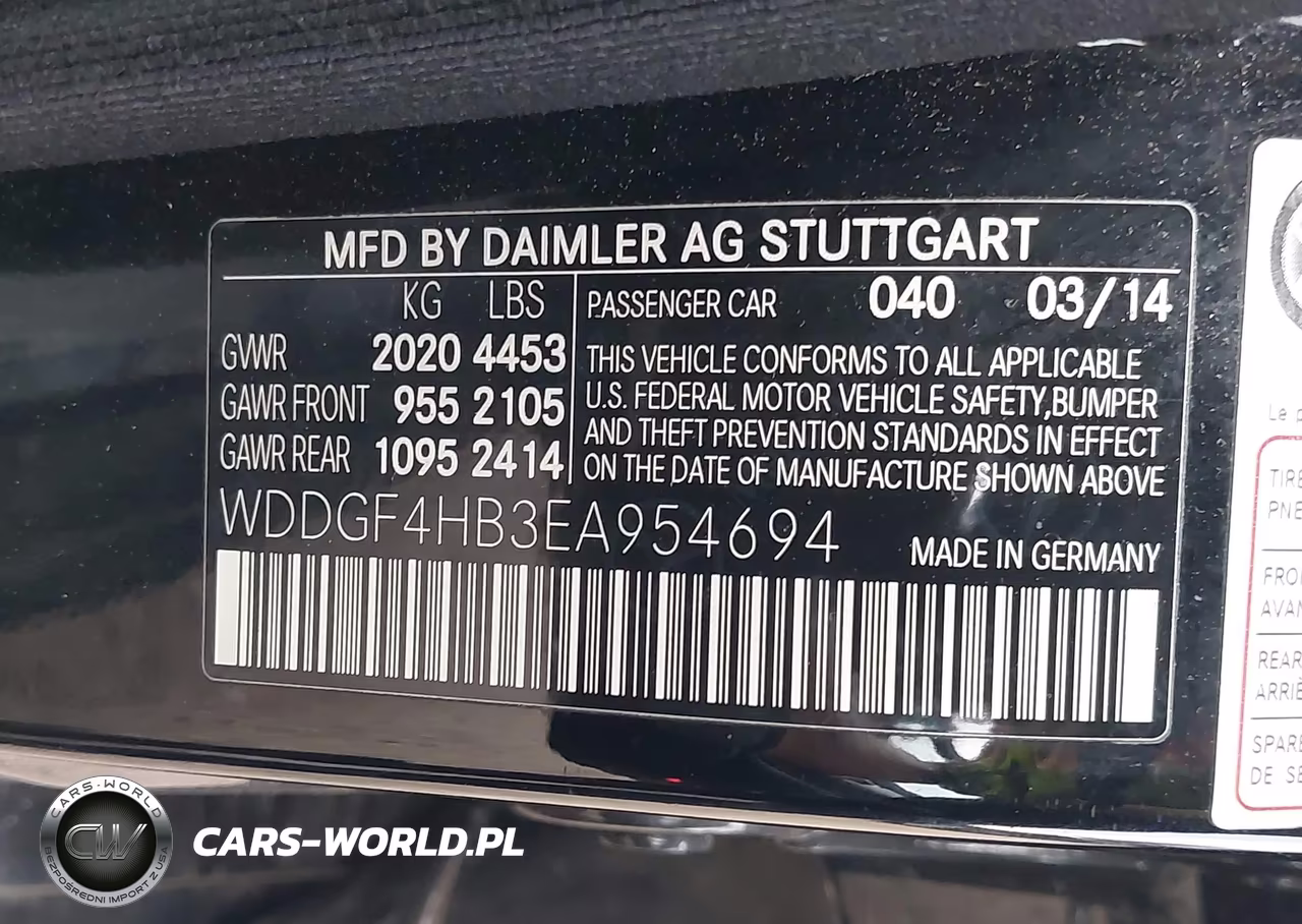 2014 Mercedes-Benz C 250 Sport VIN:WDDGF4HB3EA954694 - 9