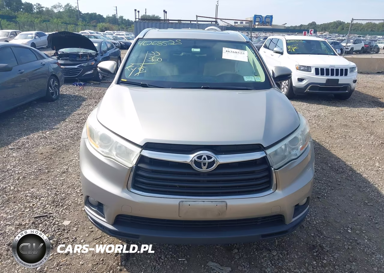 2014 Toyota Highlander Xle V6 VIN:5TDJKRFH7ES062919 - 12