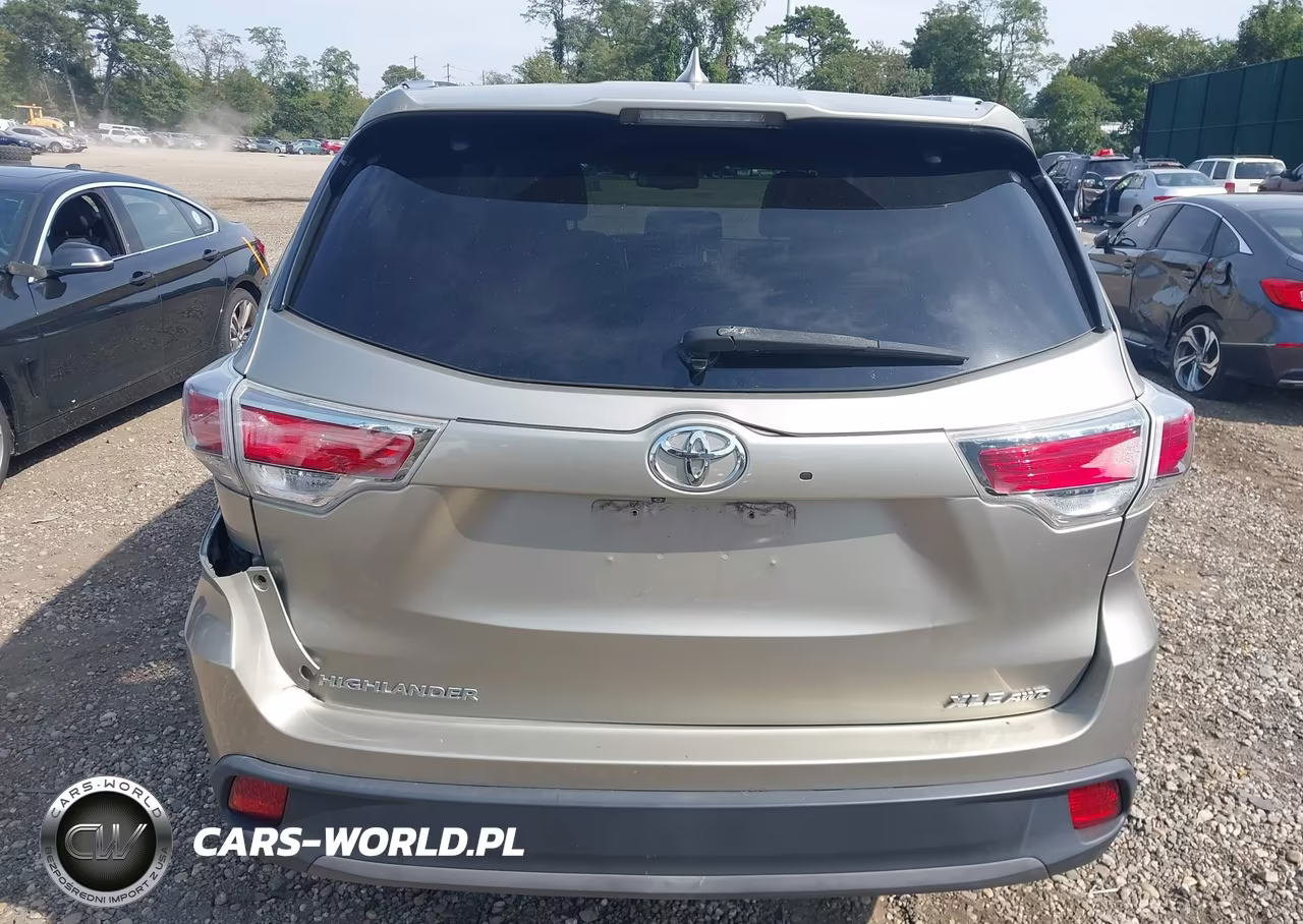 2014 Toyota Highlander Xle V6 VIN:5TDJKRFH7ES062919 - 16