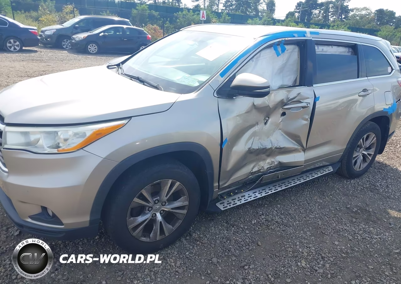 2014 Toyota Highlander Xle V6 VIN:5TDJKRFH7ES062919 - 6