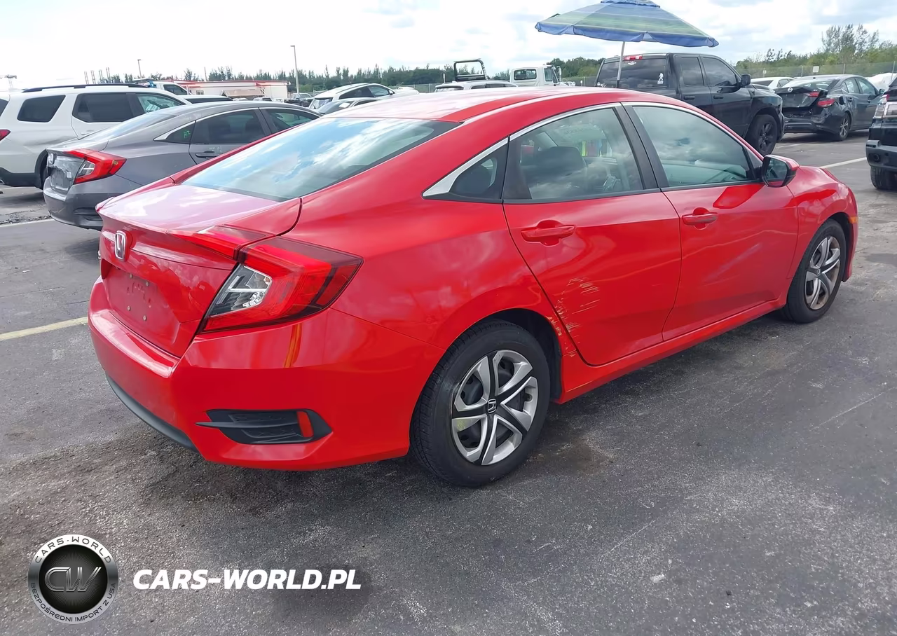 2016 Honda Civic Lx VIN:2HGFC2F5XGH562446 - 4