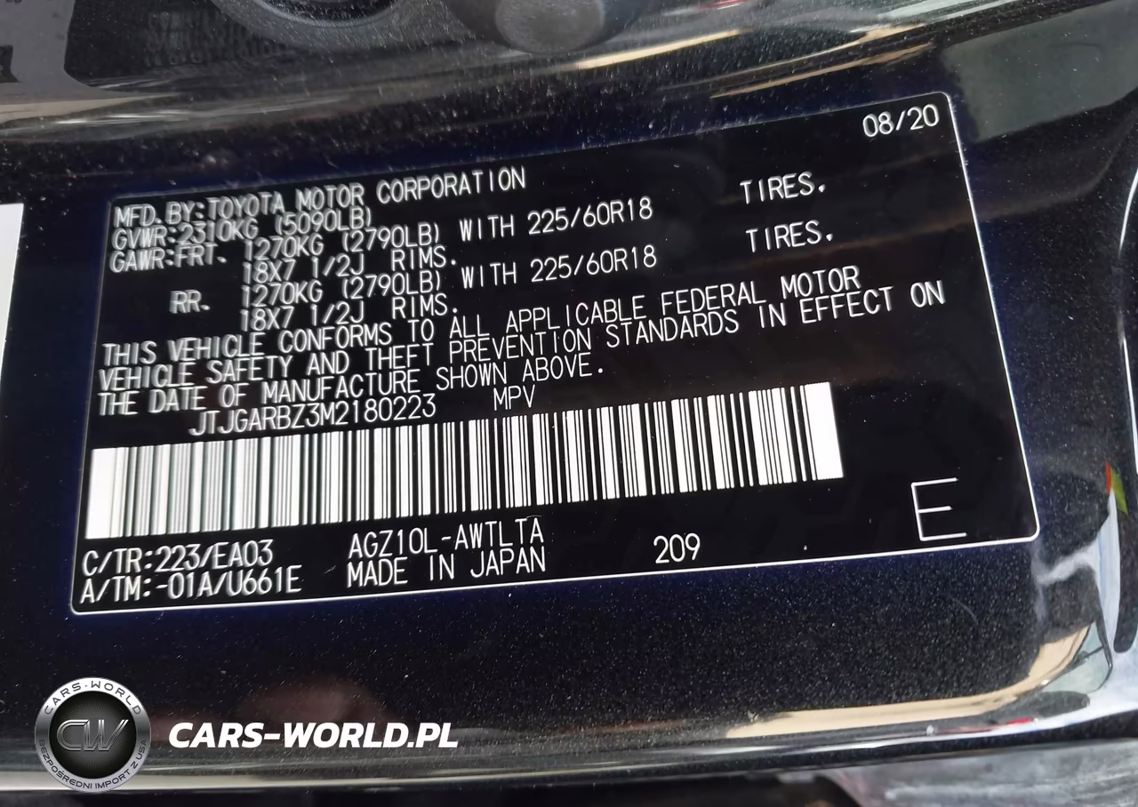 2021 Lexus Nx 300 VIN:JTJGARBZ3M2180223 - 9