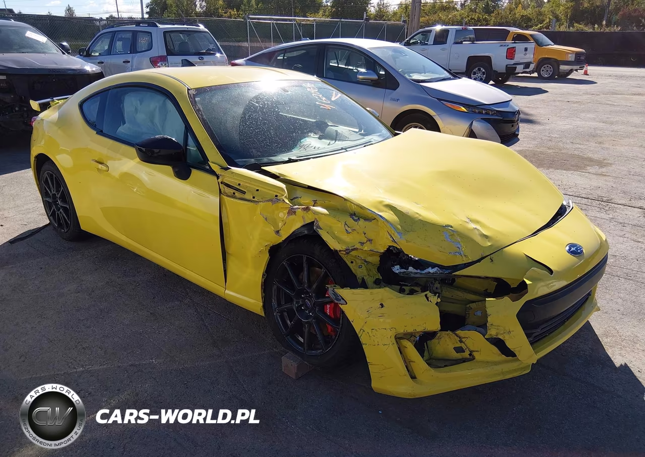 2017 Subaru Brz Series. Yellow