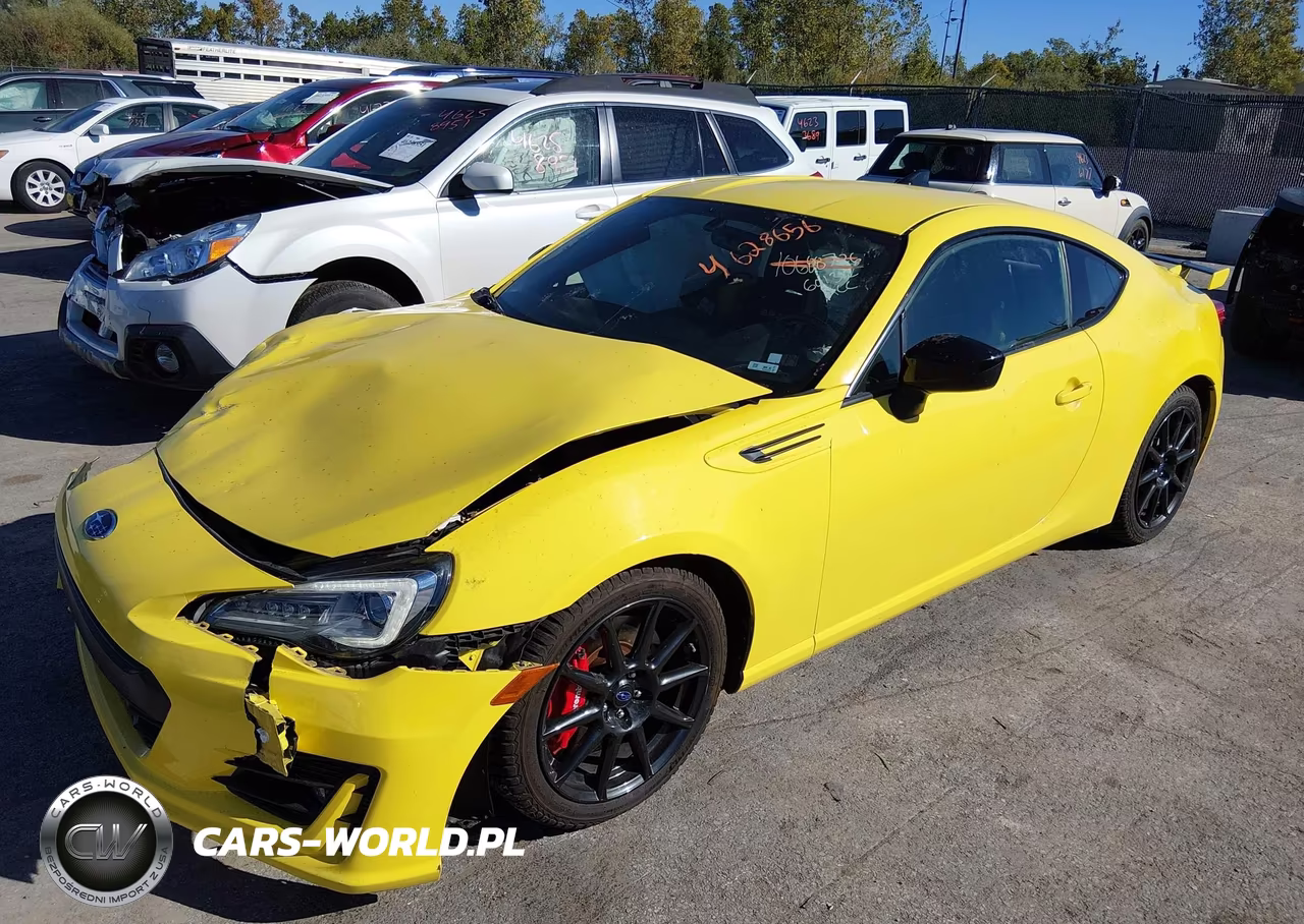 2017 Subaru Brz Series. Yellow VIN:JF1ZCAC11H9601312 - 2