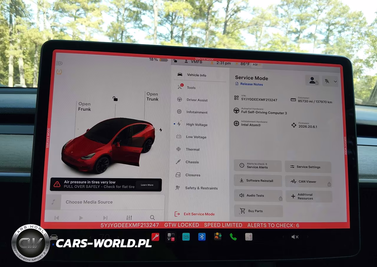2021 Tesla Model Y Long Range Dual Motor All-Wheel Drive VIN:5YJYGDEEXMF213247 - 18