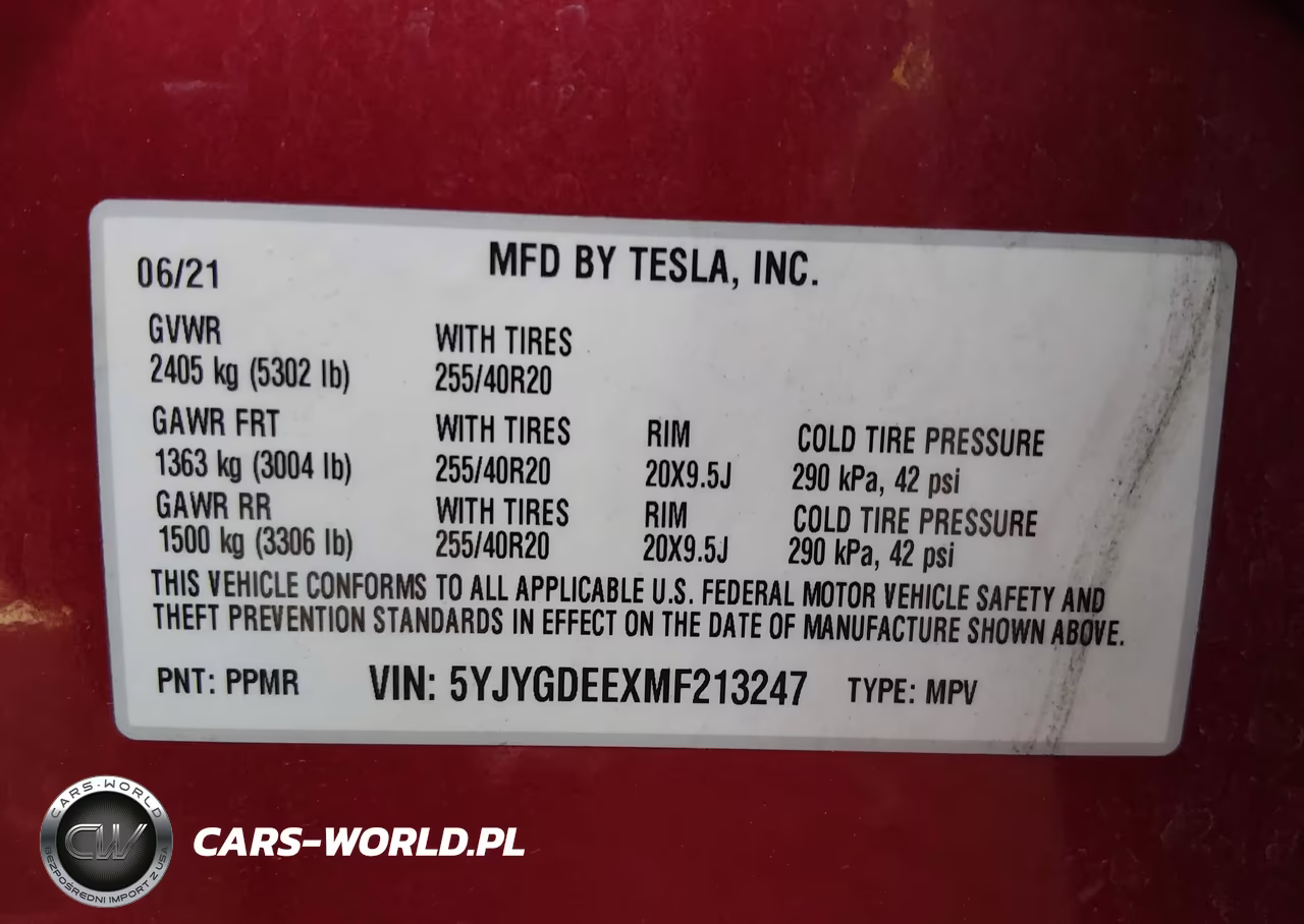 2021 Tesla Model Y Long Range Dual Motor All-Wheel Drive VIN:5YJYGDEEXMF213247 - 9