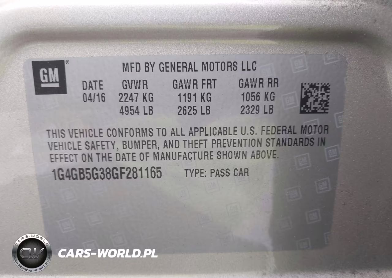 2016 Buick Lacrosse Leather VIN:1G4GB5G38GF281165 - 9