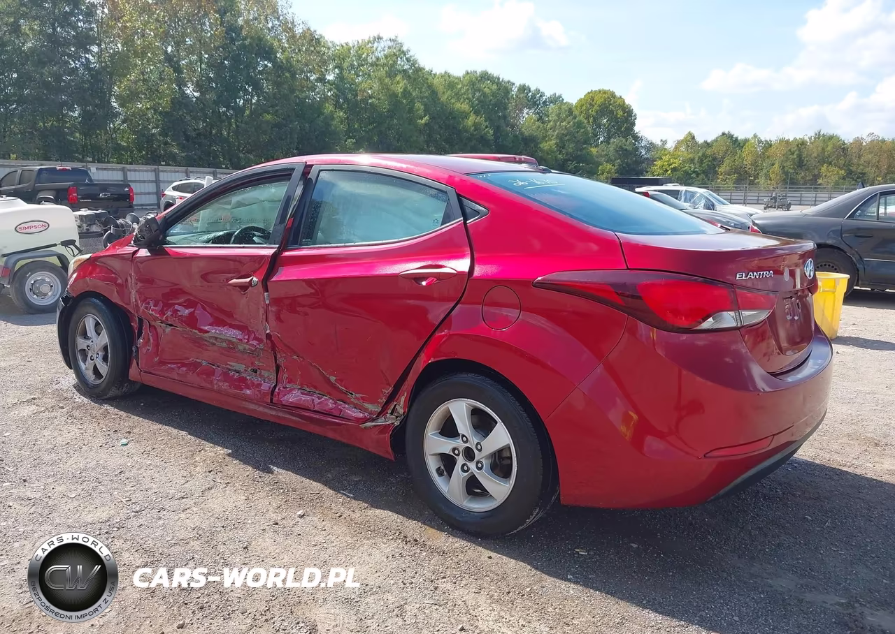 2015 Hyundai Elantra Se VIN:5NPDH4AE8FH647673 - 3