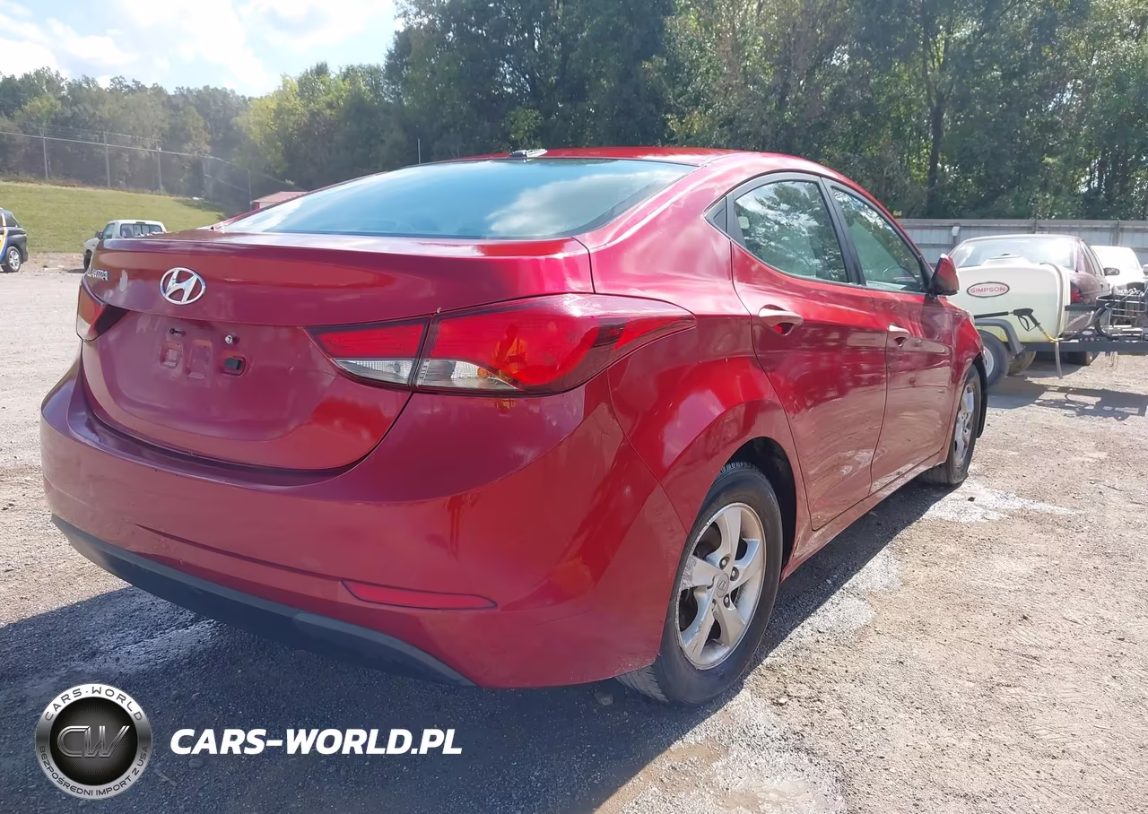 2015 Hyundai Elantra Se VIN:5NPDH4AE8FH647673 - 4