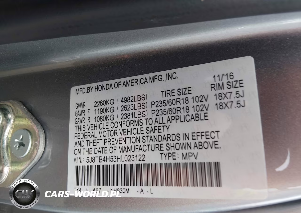 2017 Acura Rdx Technology Acurawatch Plus Packages-W-Technology Package VIN:5J8TB4H53HL023122 - 9