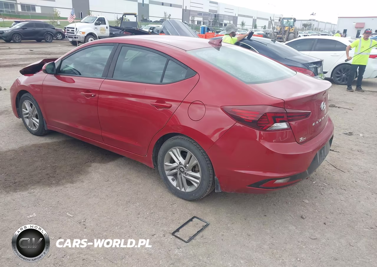 2020 Hyundai Elantra Sel VIN:KMHD84LF9LU036781 - 3