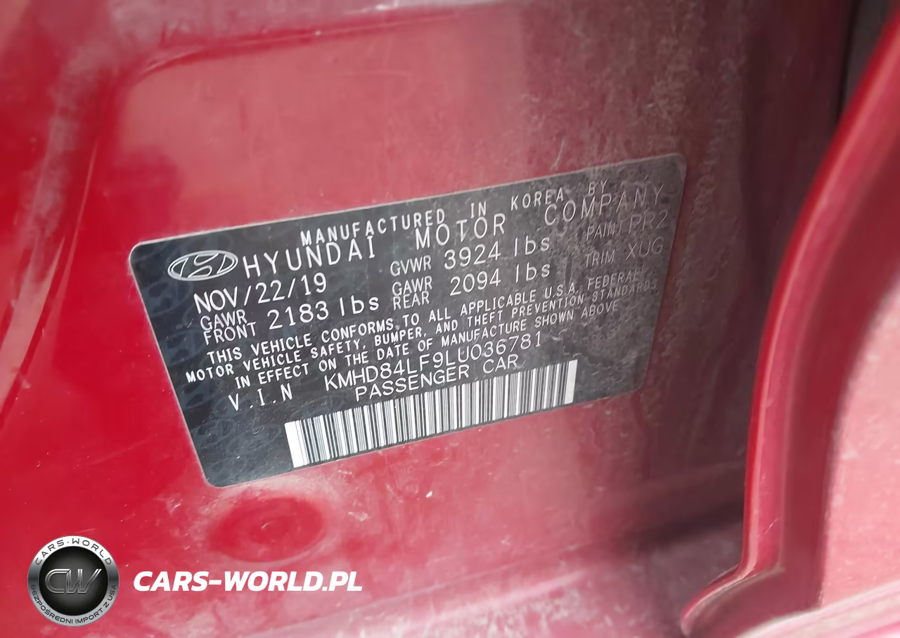 2020 Hyundai Elantra Sel VIN:KMHD84LF9LU036781 - 9