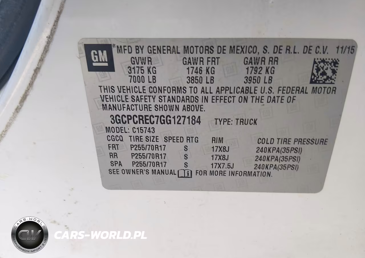 2016 Chevrolet Silverado 1500 1Lt VIN:3GCPCREC7GG127184 - 9
